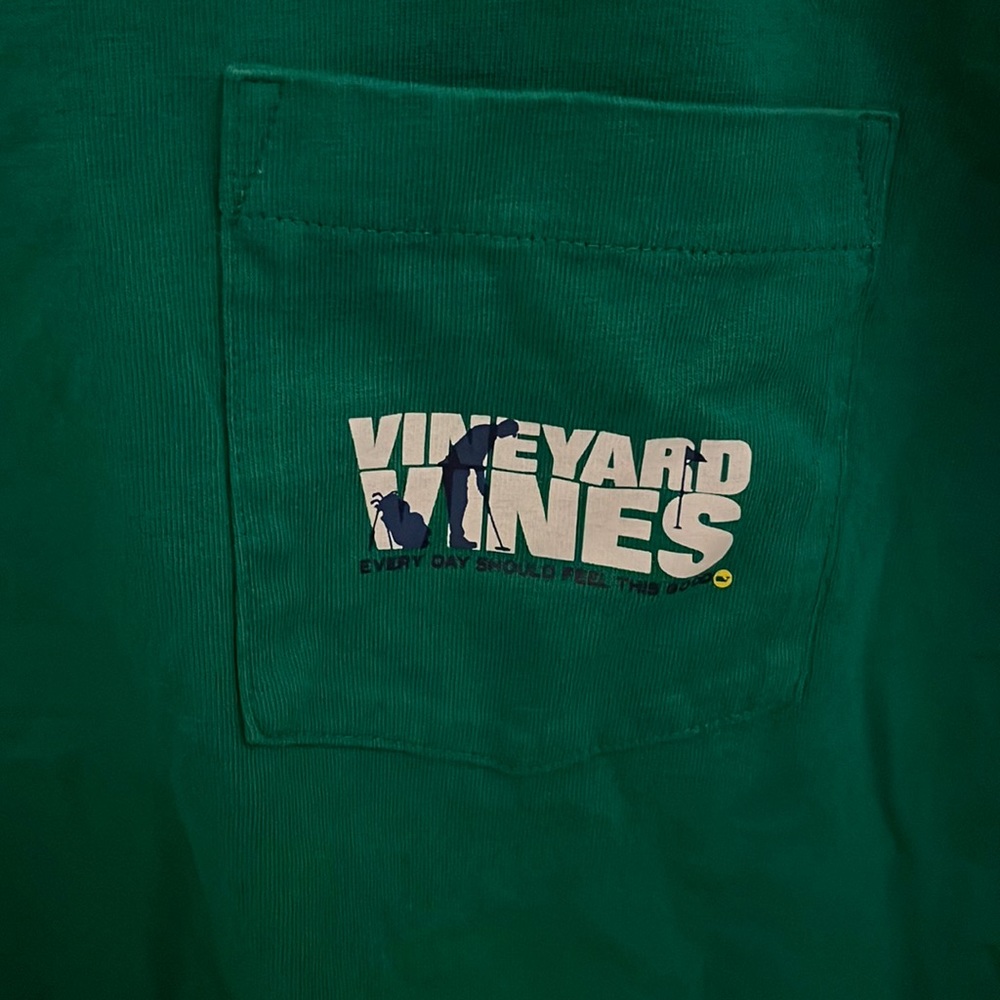Vineyard Vines green long sleeve